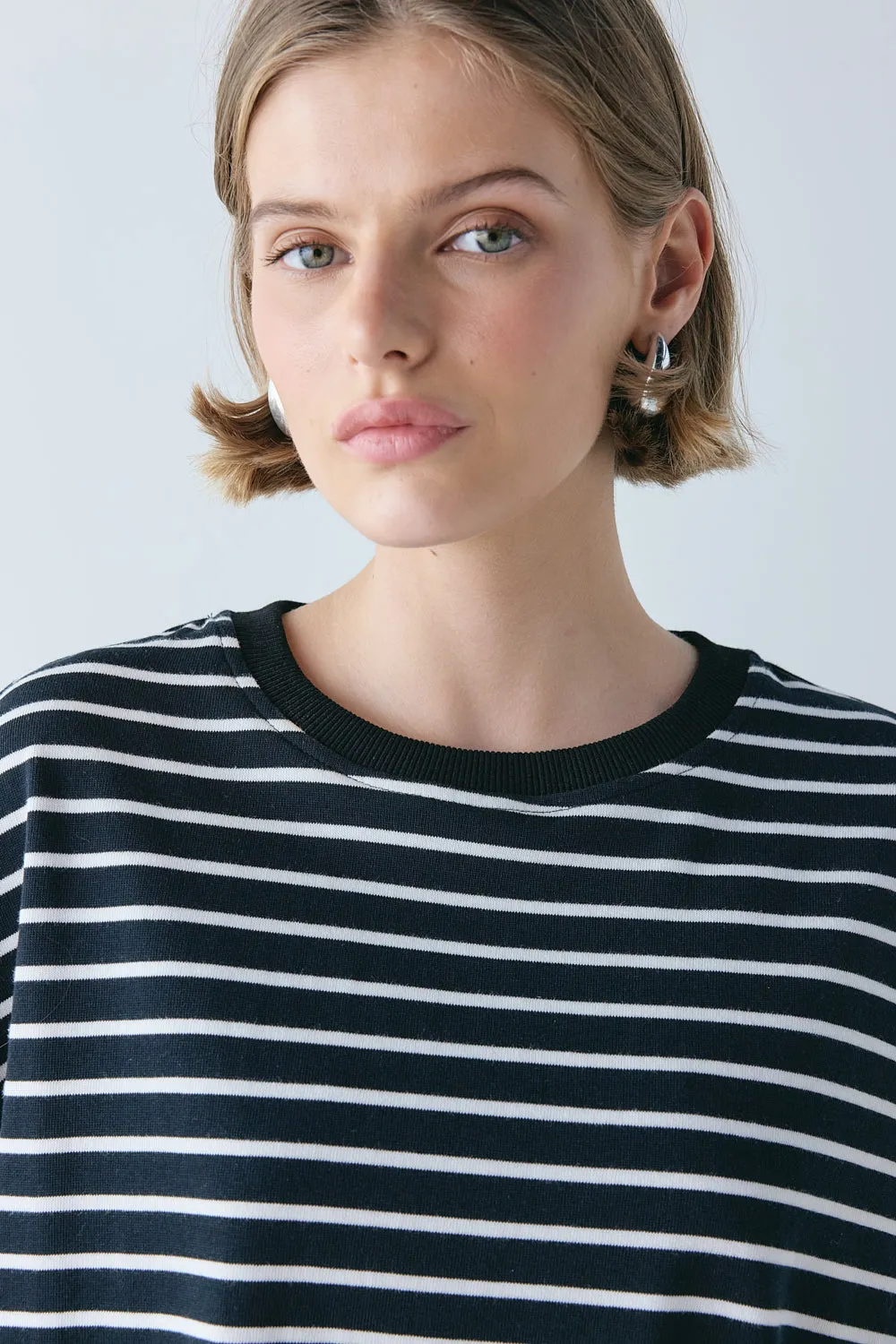 Willow Tee White Stripe sold by Verge Girl product image thumbnail 5