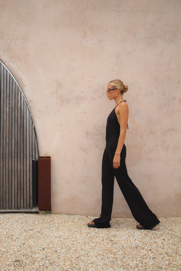 Pave The Way Knit Jumpsuit Black sold by Verge Girl product image thumbnail 3