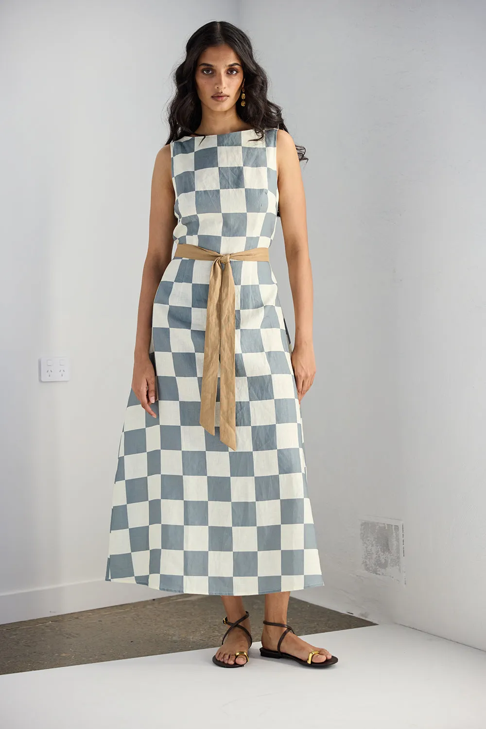 Emil Linen Midi Dress Asta sold by Verge Girl product image thumbnail 2