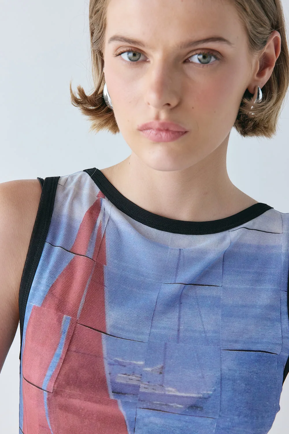 Alexia Mesh Top Sail sold by Verge Girl product image thumbnail 3