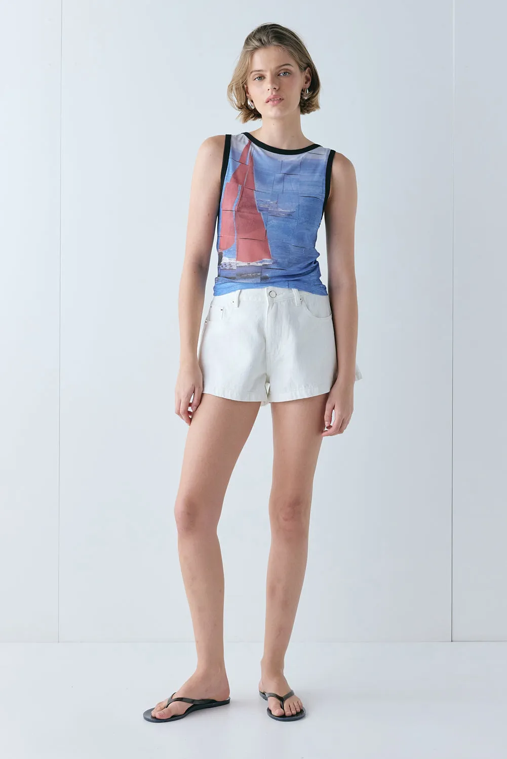 Alexia Mesh Top Sail sold by Verge Girl product image thumbnail 2