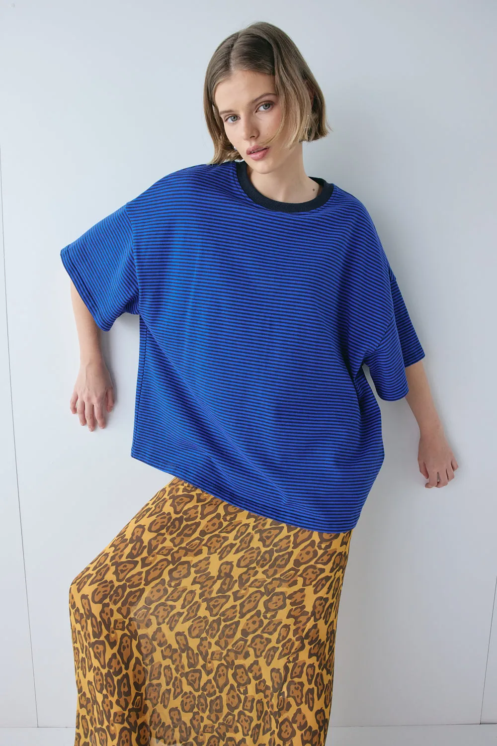 Willow Tee Cobalt Stripe sold by Verge Girl product image thumbnail 5