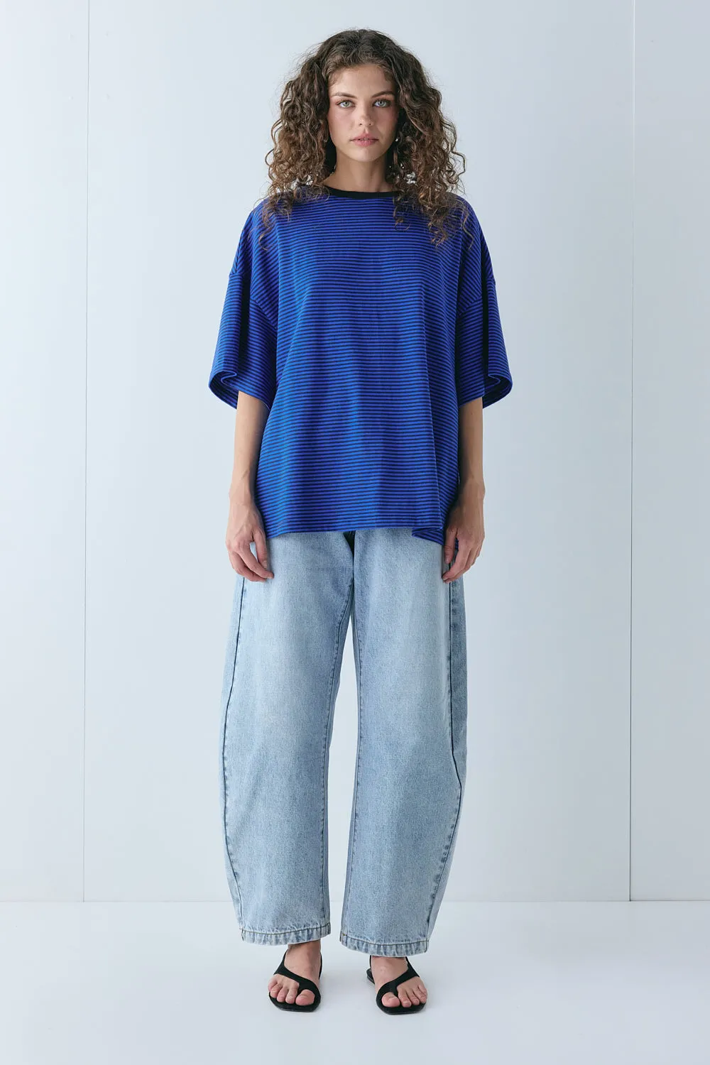 Willow Tee Cobalt Stripe sold by Verge Girl product image thumbnail 2