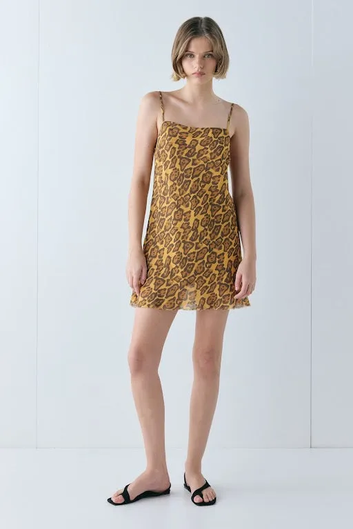 Vera Mini Dress Leopard sold by Verge Girl product image thumbnail 4