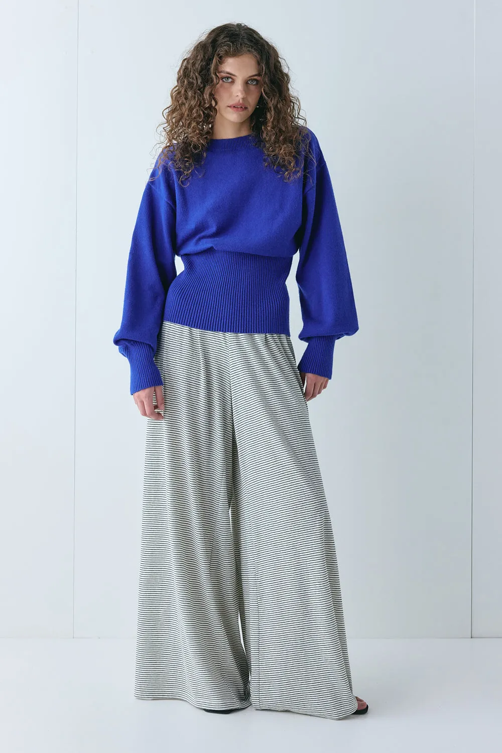 Vali Knit Jumper Cobalt sold by Verge Girl