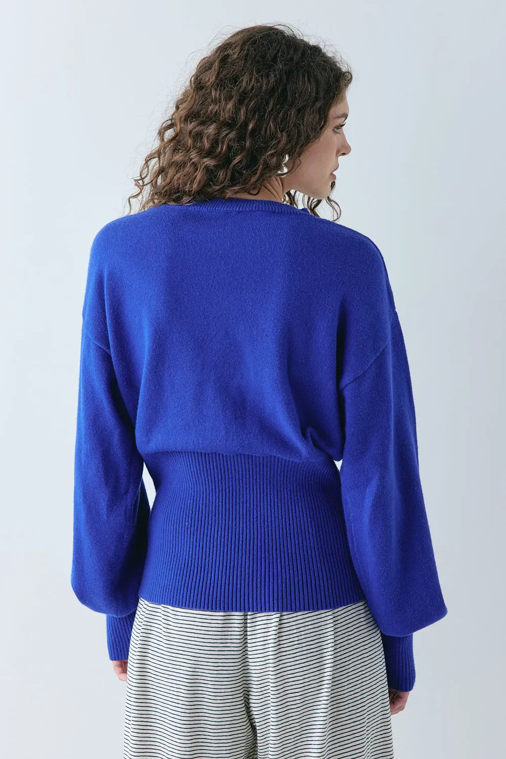 Vali Knit Jumper Cobalt sold by Verge Girl product image thumbnail 5