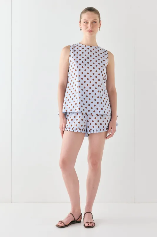 Freja Tunic Top Polka Dot sold by Verge Girl