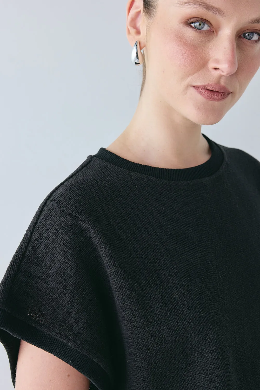 Lori Waffle Tank Black sold by Verge Girl product image thumbnail 4