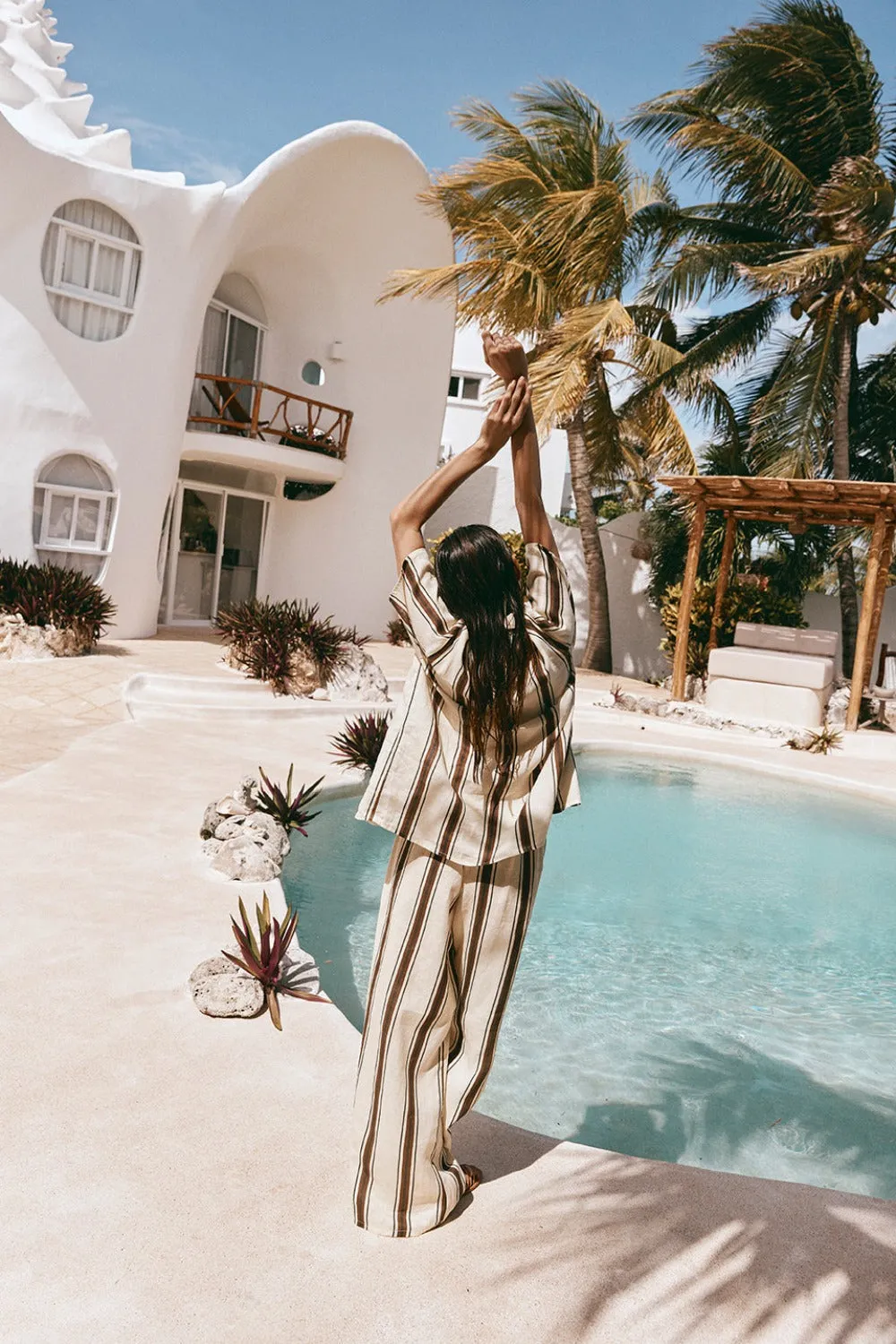 Ellie Linen Pants Dune sold by Verge Girl product image thumbnail 3