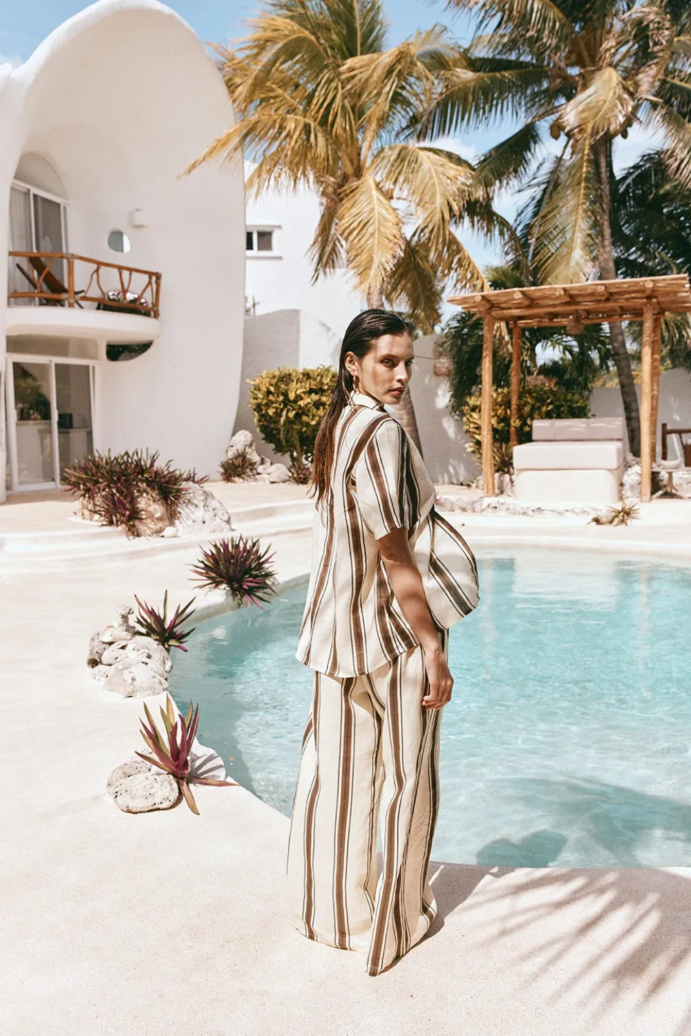 Ellie Linen Pants Dune sold by Verge Girl product image thumbnail 5