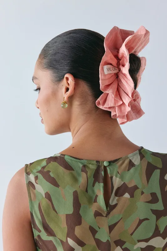 Volume Puff Scrunchie Blush sold by Verge Girl