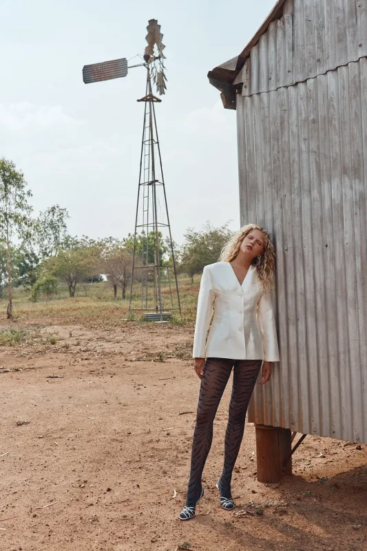 Dalton Blazer Cream sold by Verge Girl