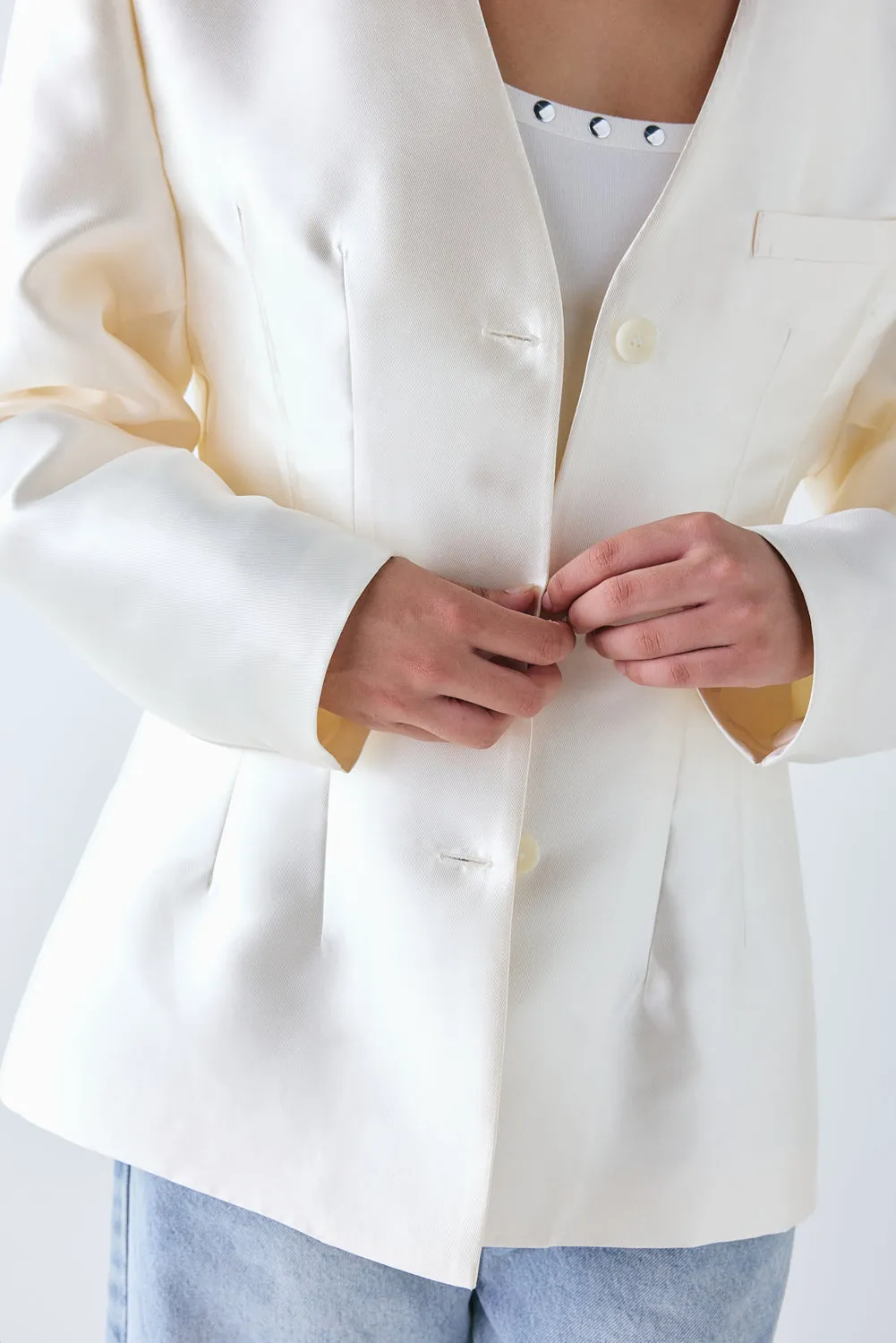 Dalton Blazer Cream sold by Verge Girl product image thumbnail 5