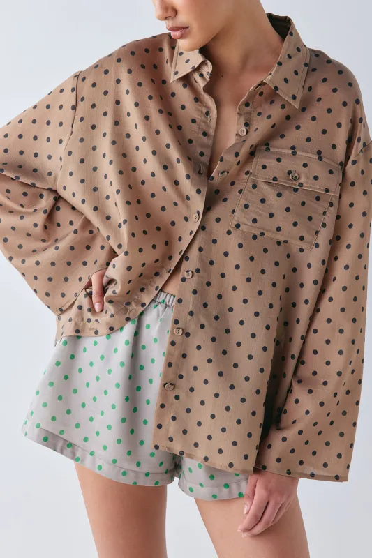 Vale Shirt Polka Dot sold by Verge Girl