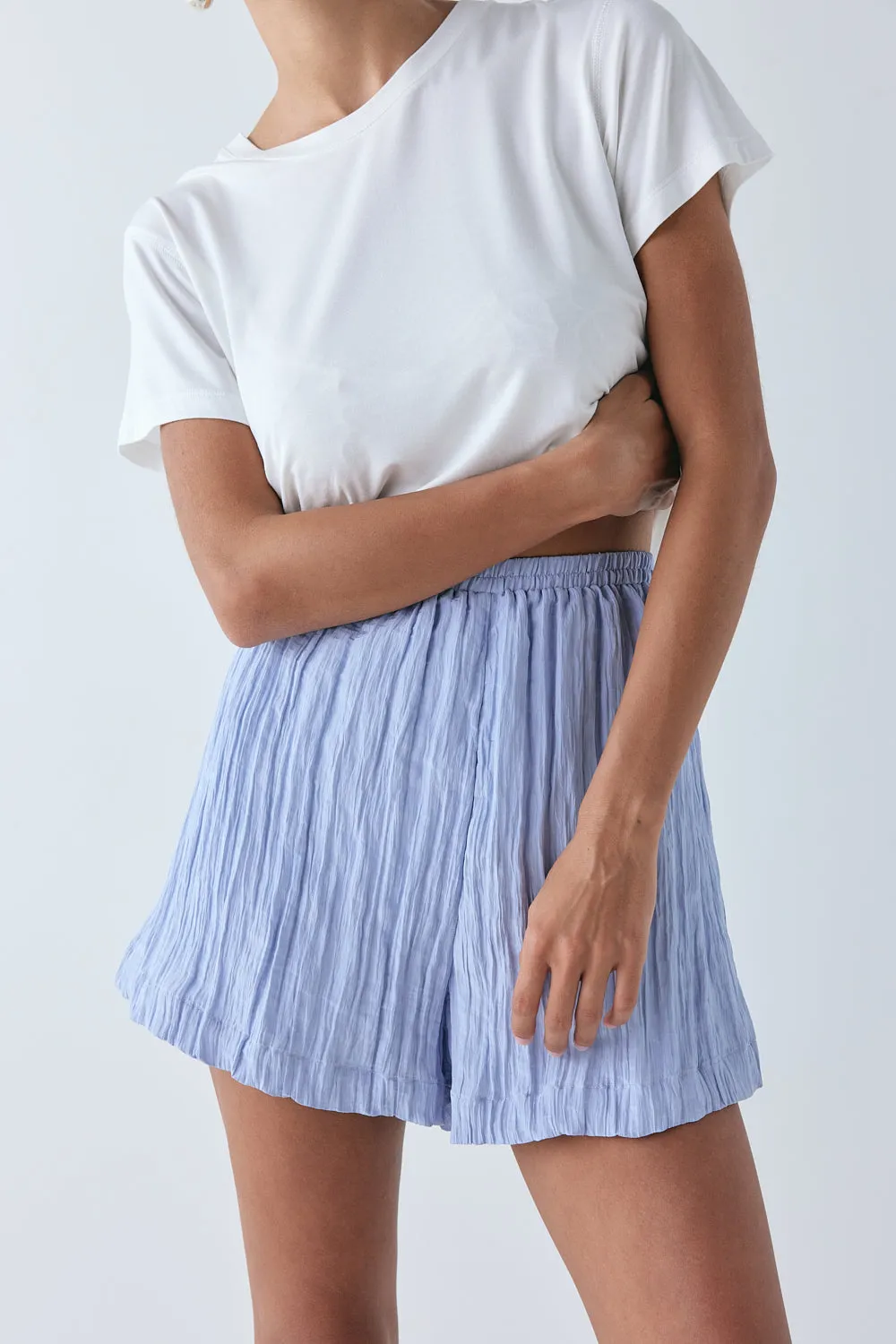 Annika Shorts Crinkle Blue sold by Verge Girl product image thumbnail 3