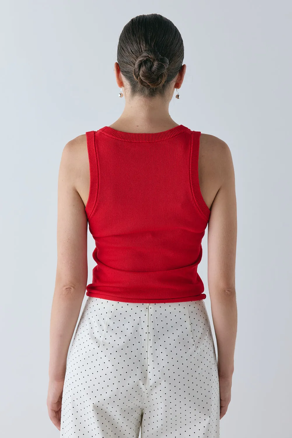 Kai Knit Tank Red sold by Verge Girl product image thumbnail 5