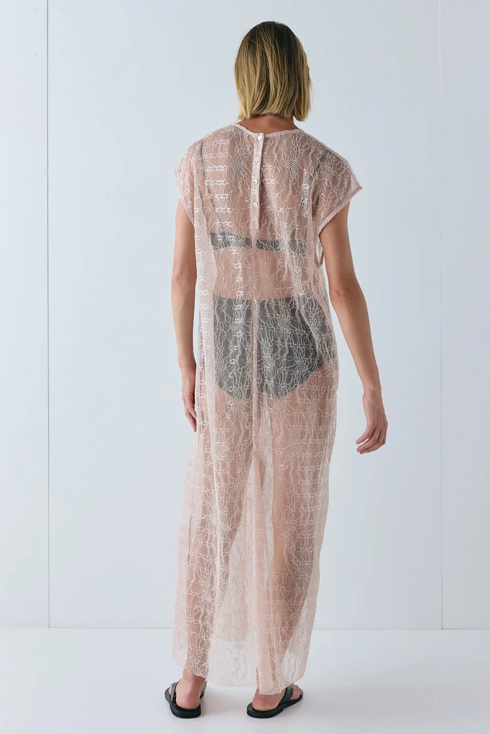 Sabre Lace Midi Dress Musk sold by Verge Girl product image thumbnail 5