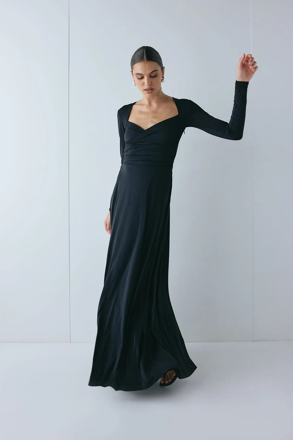 Valentine Maxi Dress Black sold by Verge Girl product image thumbnail 3