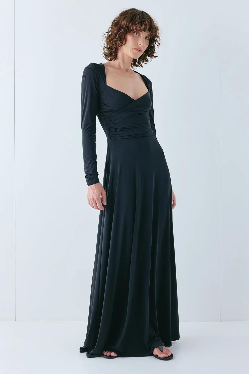 Valentine Maxi Dress Black sold by Verge Girl