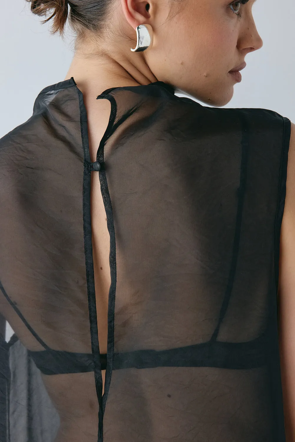 Serena Sheer Maxi Dress Black sold by Verge Girl product image thumbnail 3