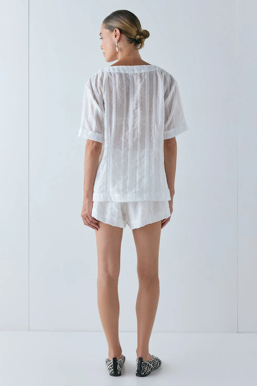 Simone Top White sold by Verge Girl product image thumbnail 5