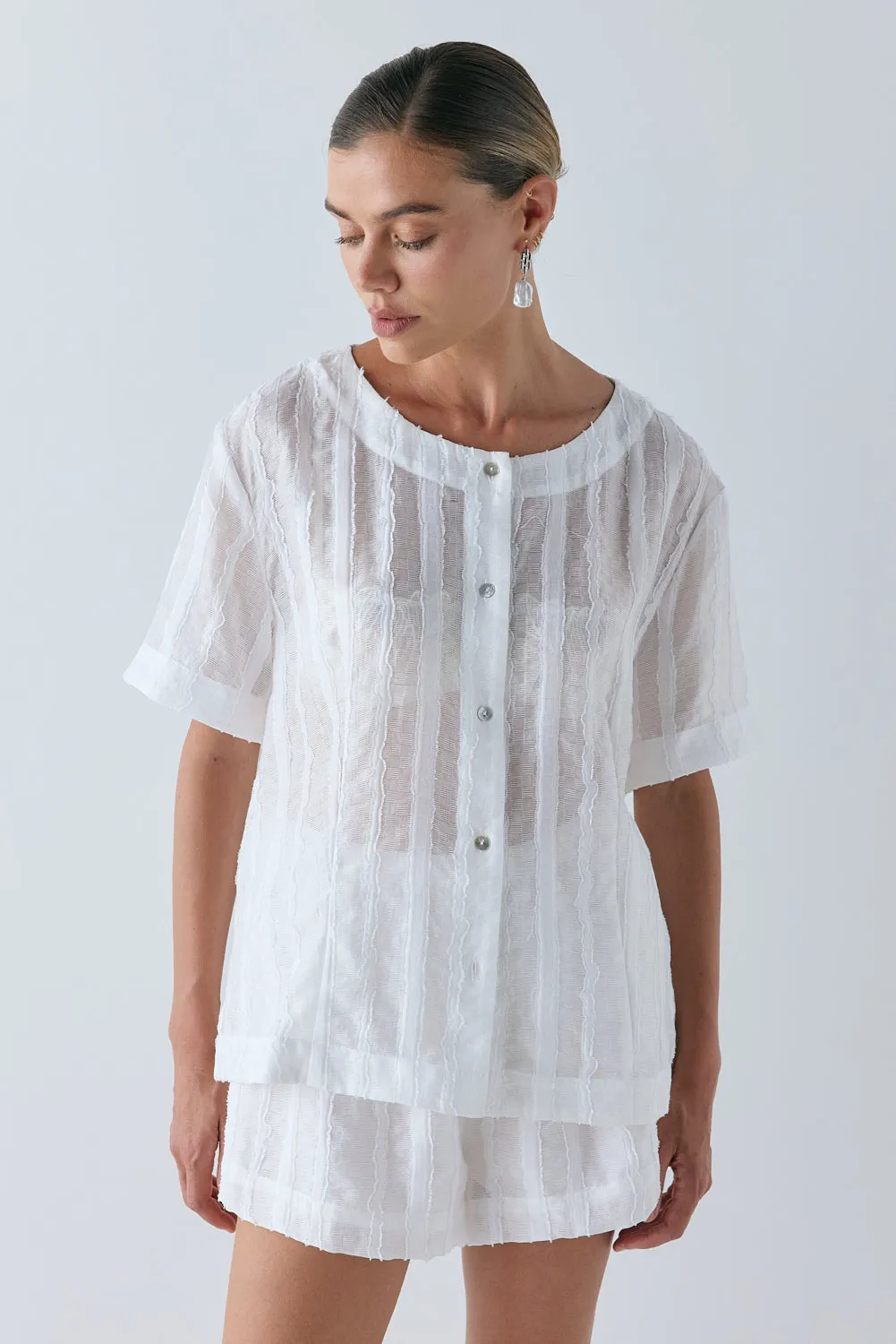 Simone Top White sold by Verge Girl product image thumbnail 4