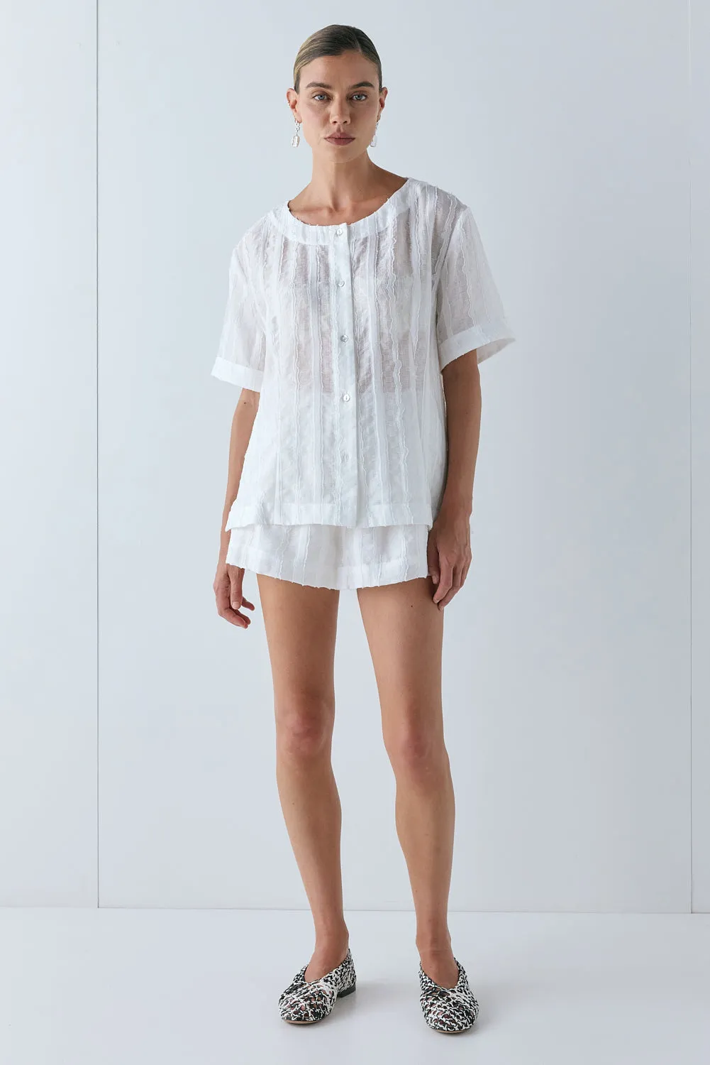 Simone Top White sold by Verge Girl product image thumbnail 3