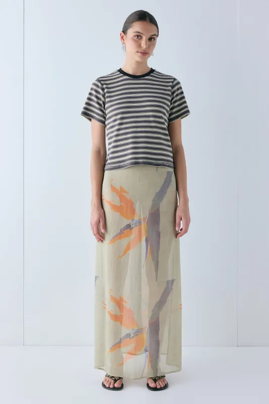 Vilma Sheer Maxi Skirt Paradise made by Verge Girl
