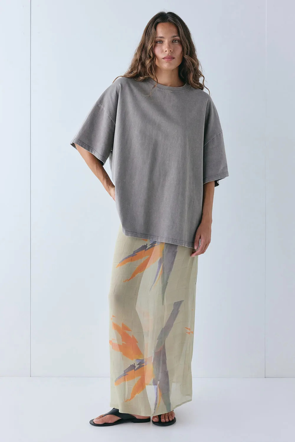 Vilma Sheer Maxi Skirt Paradise sold by Verge Girl product image thumbnail 3