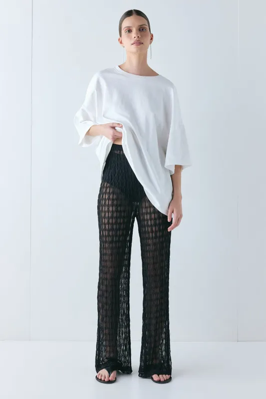 Suki Sheer Pants Black made by Verge Girl