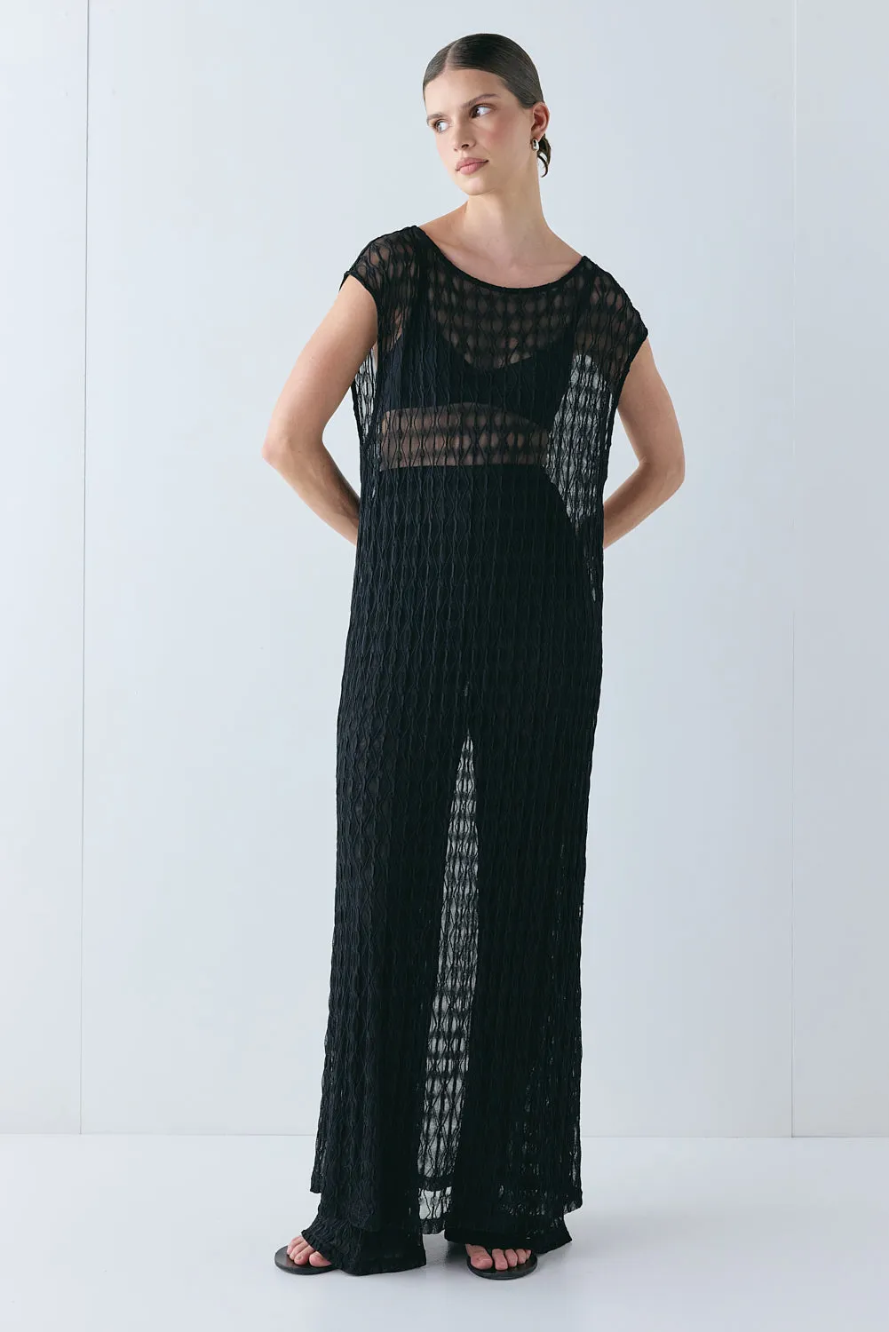 Suki Sheer Pants Black sold by Verge Girl product image thumbnail 2