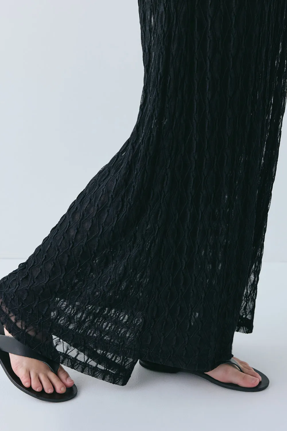Ariane Sheer Maxi Dress Black sold by Verge Girl product image thumbnail 5