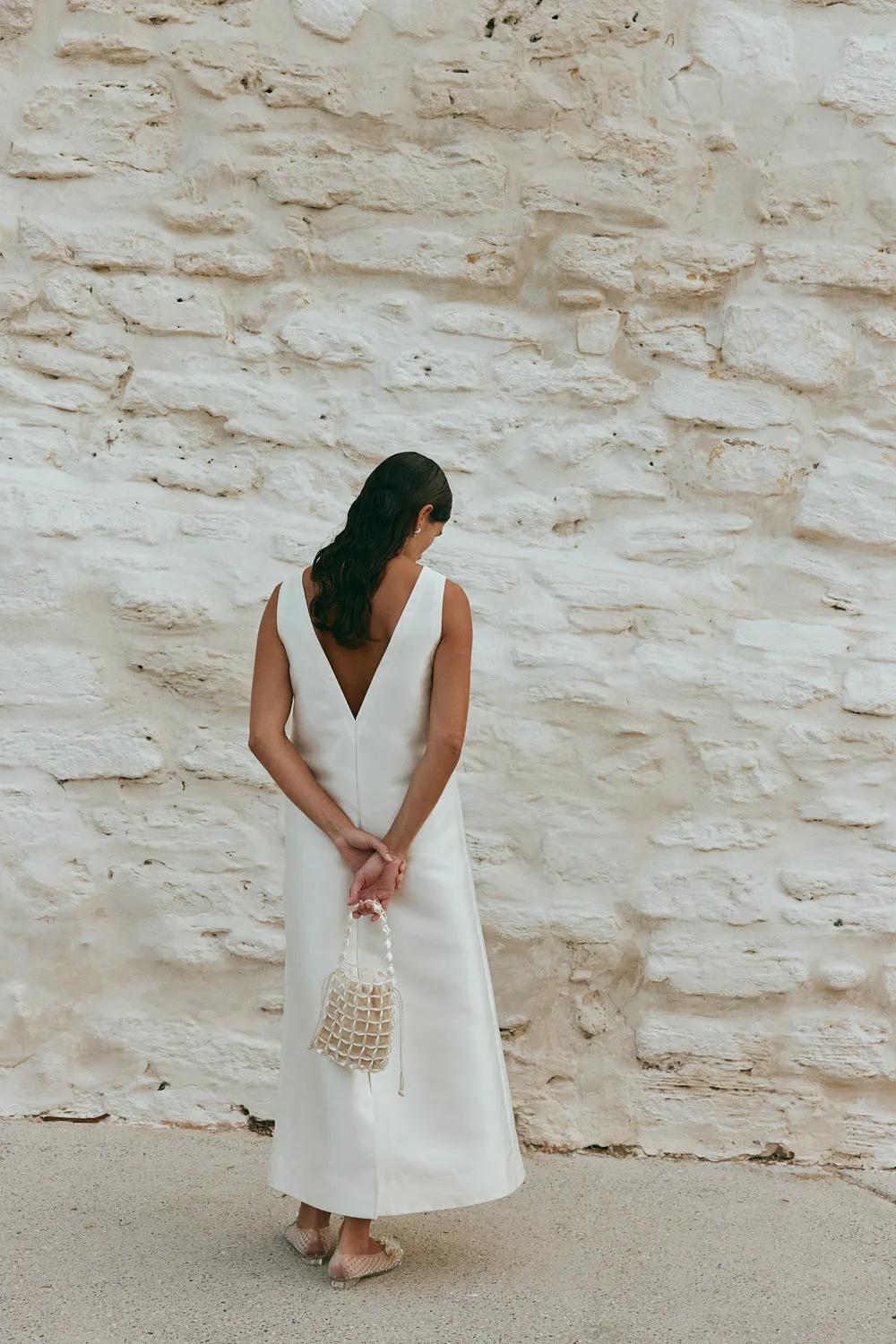 Fairfax Maxi Dress Cream sold by Verge Girl
