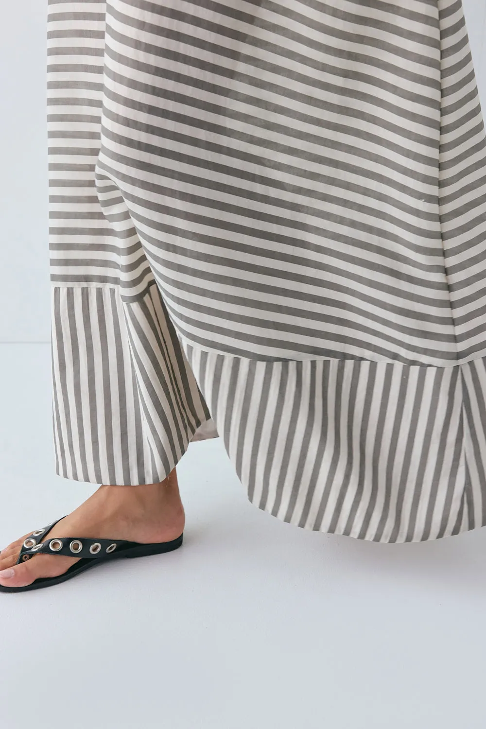Colette Maxi Dress Grey Stripe sold by Verge Girl product image thumbnail 2