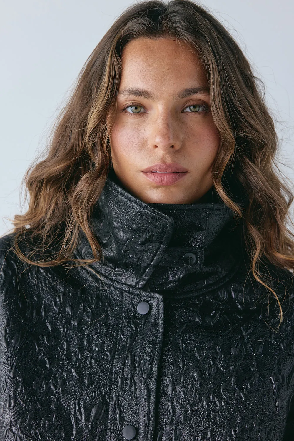 Winslow Jacquard Bomber Jacket Black sold by Verge Girl product image thumbnail 2