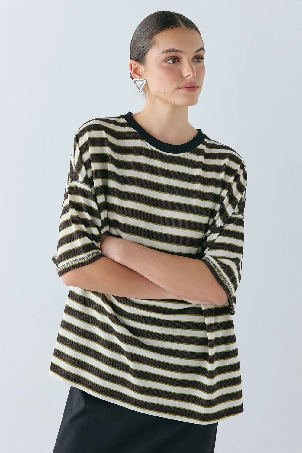 Willow Tee Forest Stripe sold by Verge Girl product image thumbnail 4