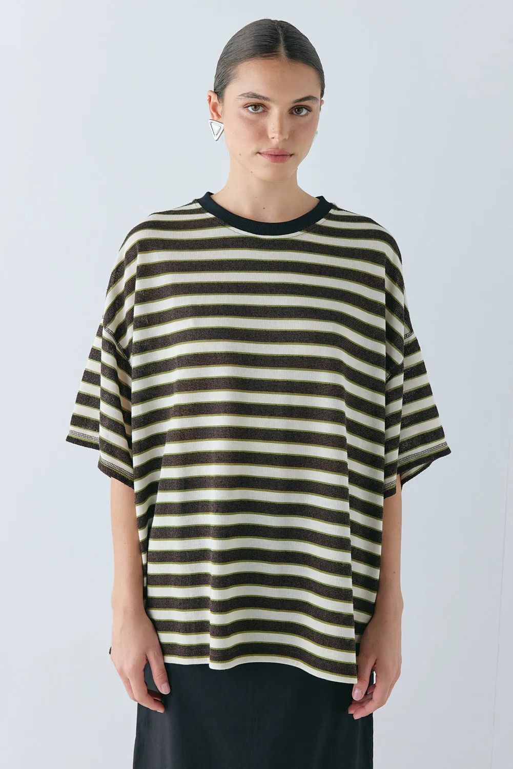 Willow Tee Forest Stripe sold by Verge Girl