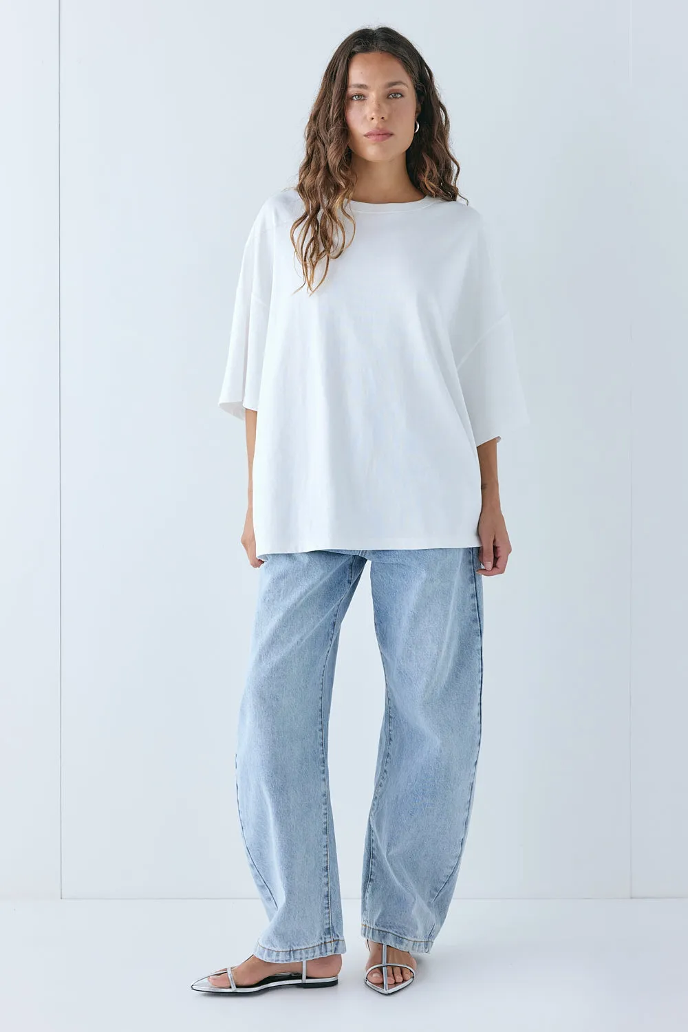 Willow Organic Cotton Tee White sold by Verge Girl product image thumbnail 4