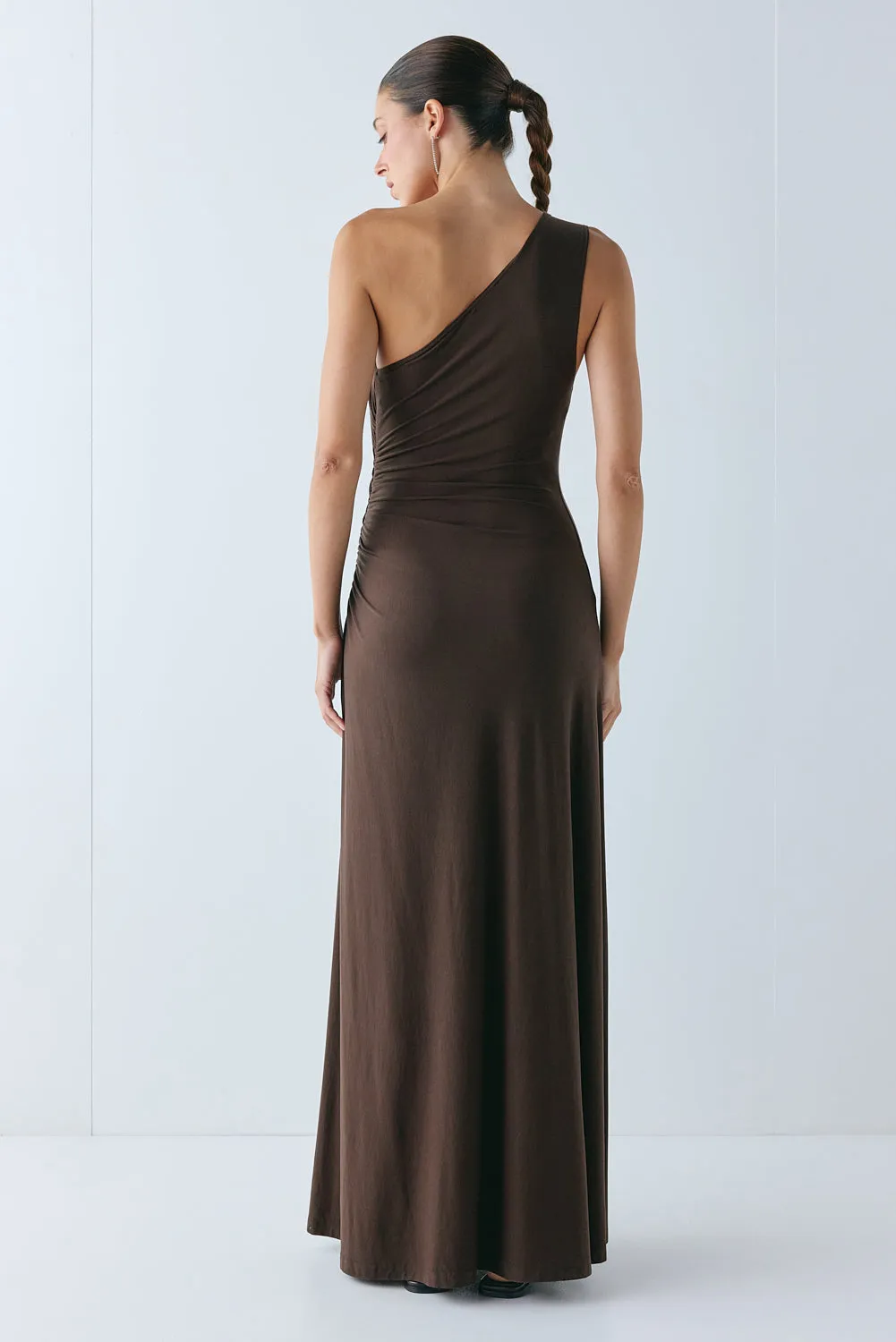 Marion Maxi Dress Chocolate sold by Verge Girl product image thumbnail 5