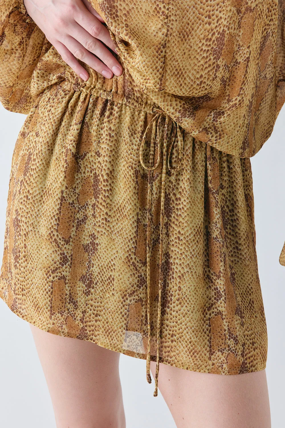 Orla Mini Dress Snake sold by Verge Girl product image thumbnail 3