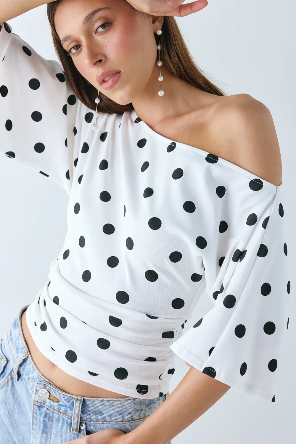 Tessa Top Polka Dot sold by Verge Girl product image thumbnail 4