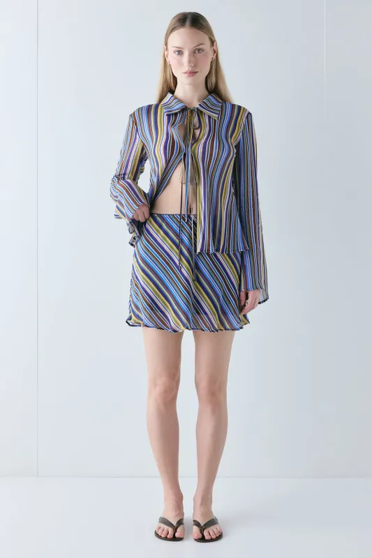 Lola Mini Skirt Parallel made by Verge Girl