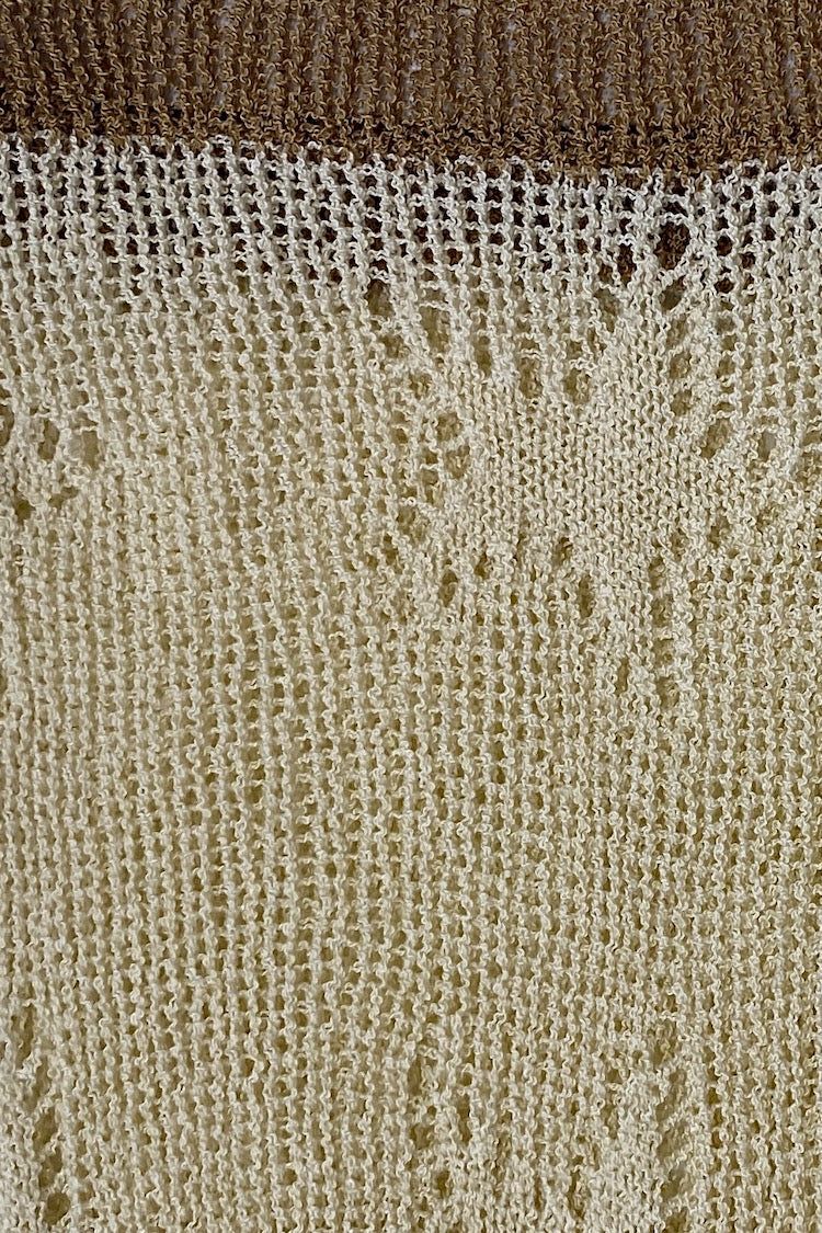 VRG GRL City Of Stars Knit Midi Skirt // Cream sold by Verge Girl product image thumbnail 9