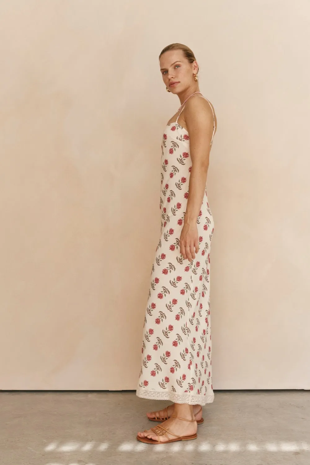 Odesse Bias Cut Maxi Dress Boheme sold by Verge Girl product image thumbnail 3