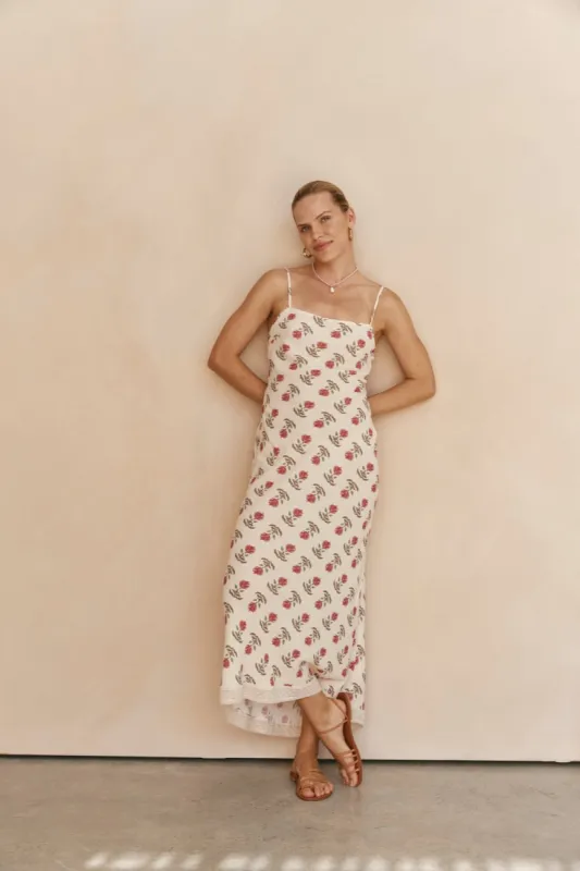 Odesse Bias Cut Maxi Dress Boheme sold by Verge Girl