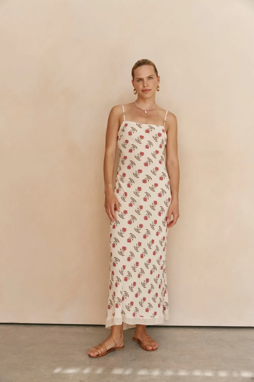 Odesse Bias Cut Maxi Dress Boheme sold by Verge Girl product image thumbnail 4