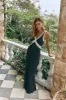 Meet Me On The Dance Floor Bias Cut Maxi Dress Black sold by Verge Girl