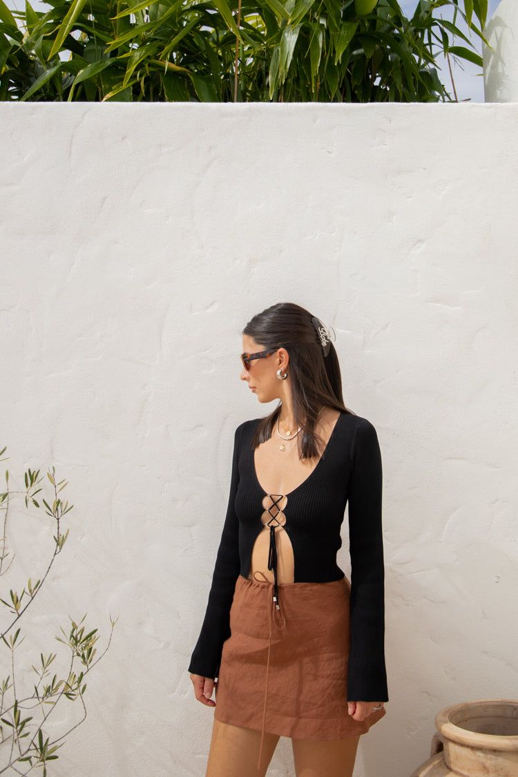 All In Knit Top Black sold by Verge Girl product image thumbnail 6