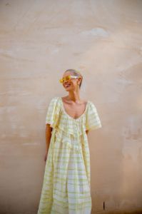 VRG GRL La Prairie Smock Midi Dress // Check sold by Verge Girl