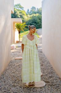 VRG GRL La Prairie Smock Midi Dress // Check sold by Verge Girl